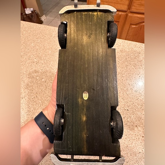 All Wood Car 11”  With Realistic Accessories and Details.Realistic Handles/decor - Picture 11 of 16
